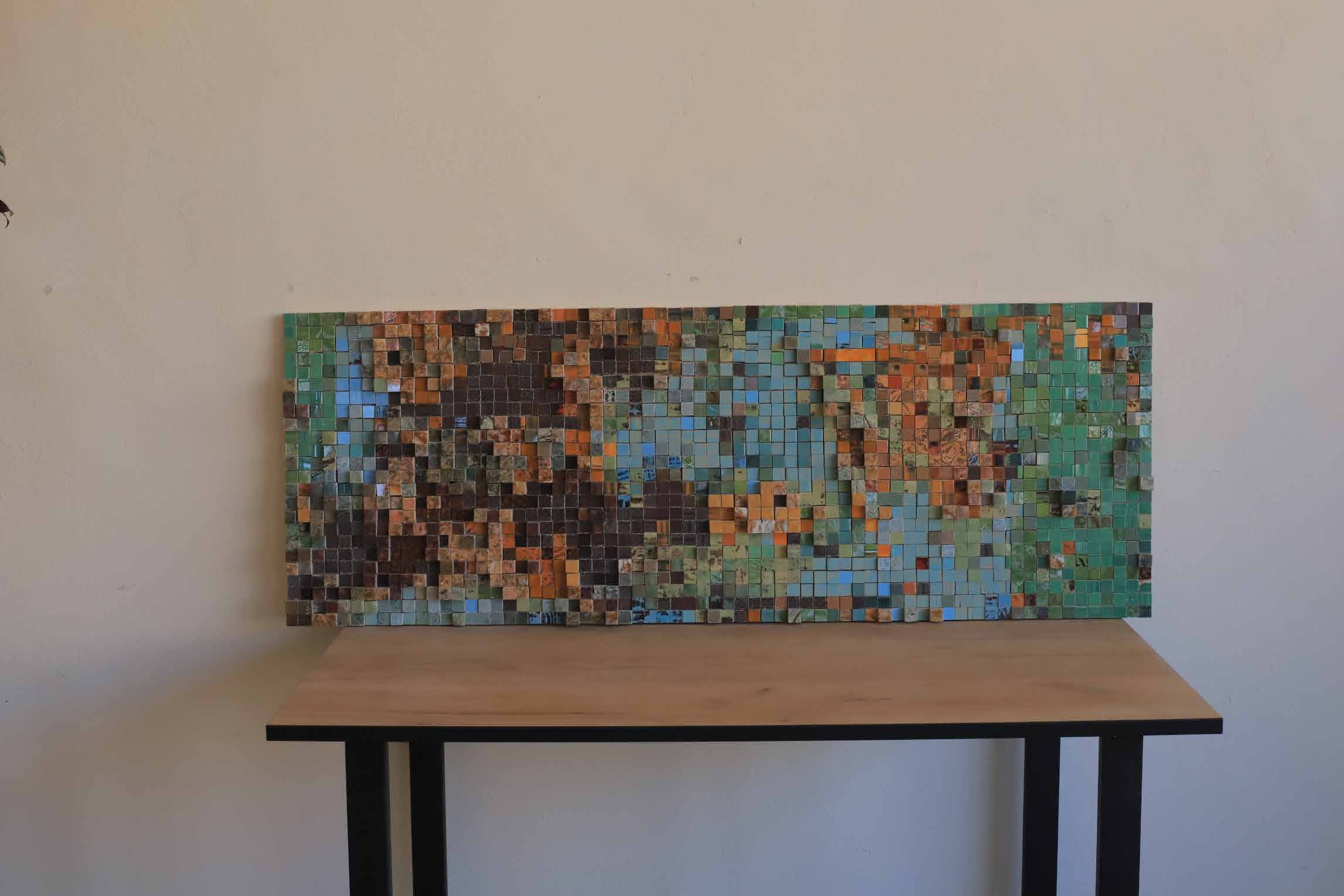 Rusty mosaic work