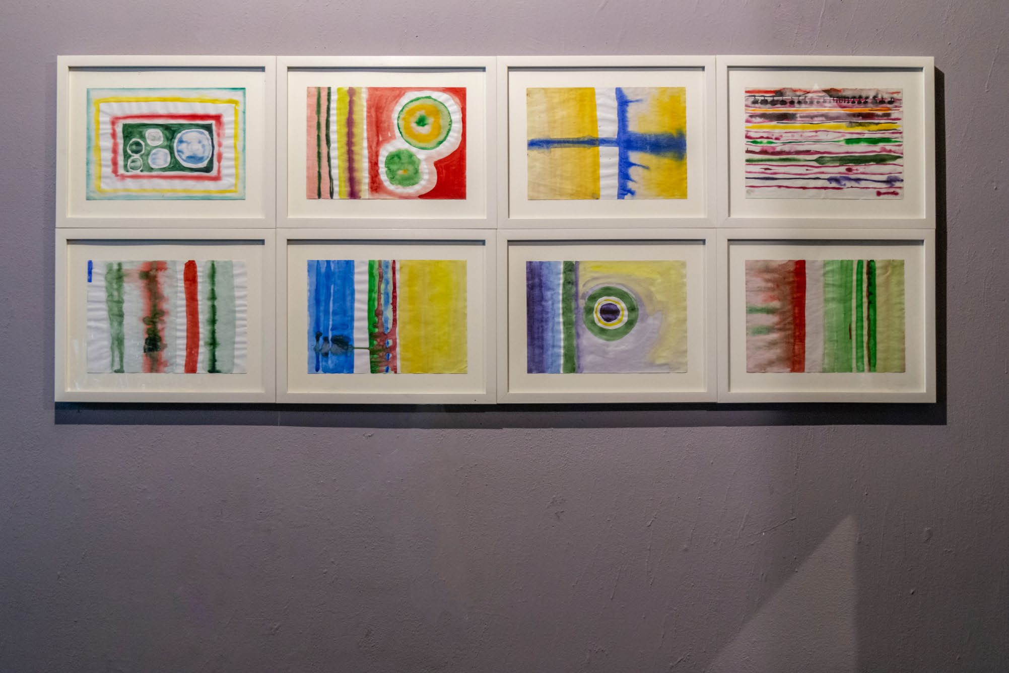 Watercolor installation view